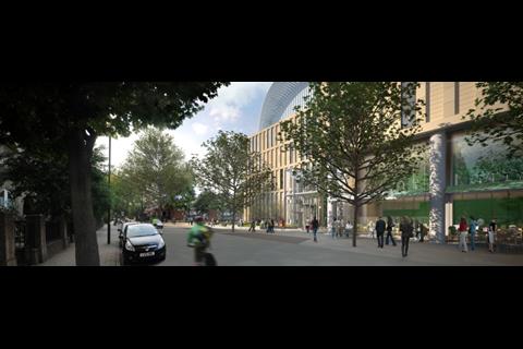HOK and PLP's London super-lab designs: Ossulston Street